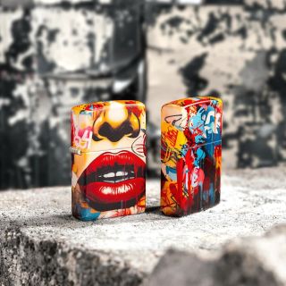 Street Art Design Zippo zapalovač …barvy, barvy, barvy! 🎨 Nový model Zippo zapalovače zdobený technikou 540 Color, kdy...